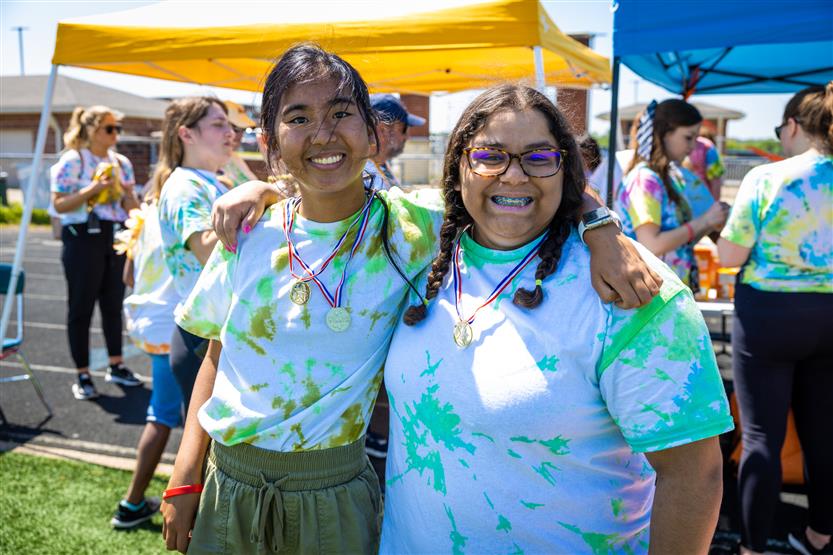 Students participate in the Special Olympics
